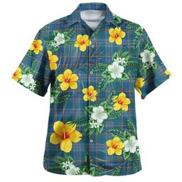 Dempster Ancient Clan Badge Tartan Hawaiian Shirt Summer Vibes Style