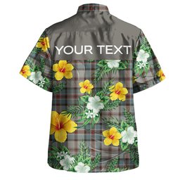Dinwoodie Weathered Clan Badge Tartan Hawaiian Shirt Summer Vibes Style