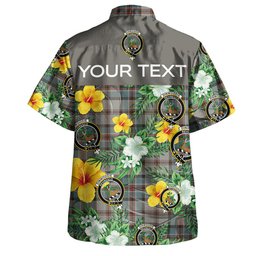 Dinwoodie Weathered Clan Badge Tartan Hawaiian Shirt Summer Vibes Style