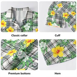 Haney Weathered Clan Badge Tartan Hawaiian Shirt Summer Vibes Style