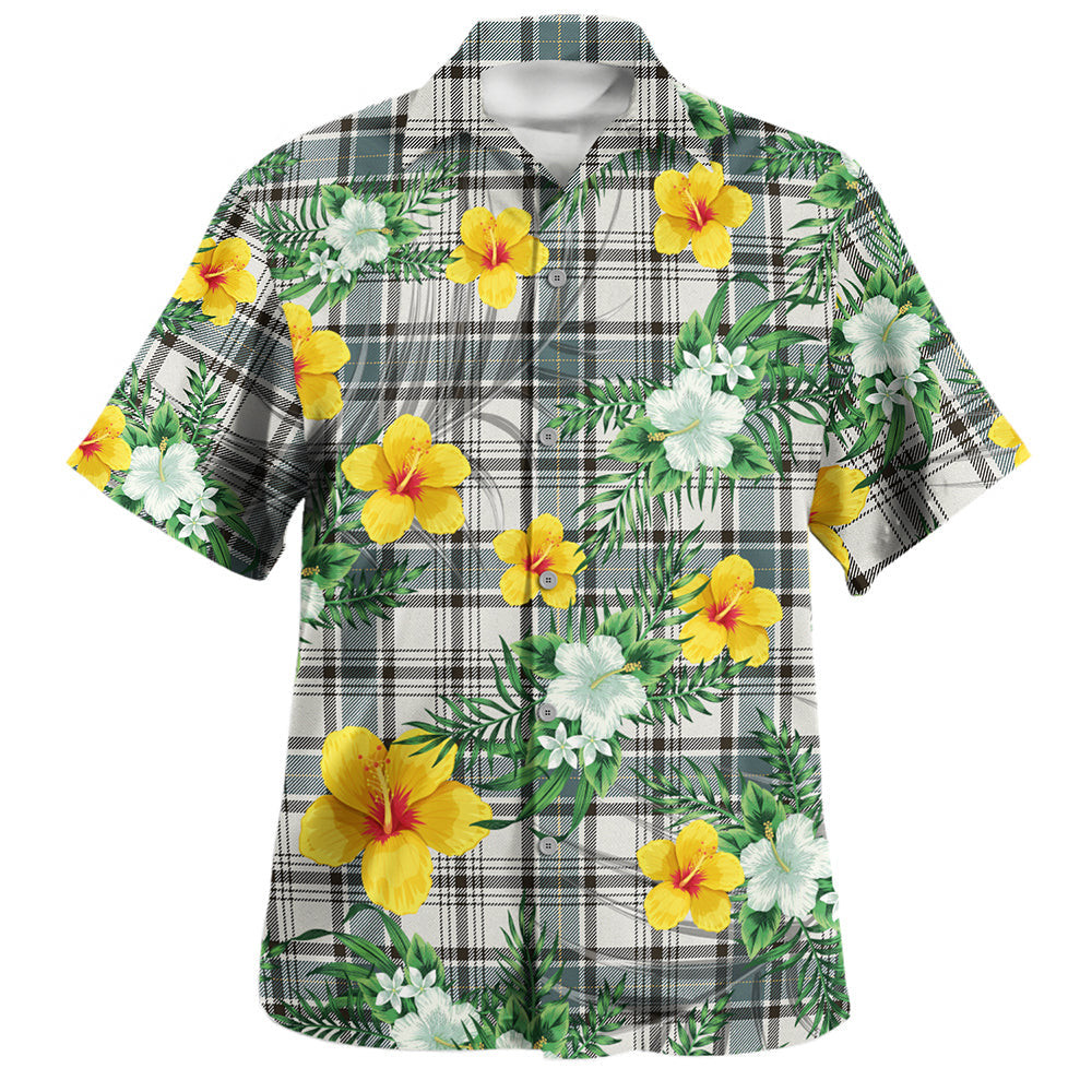 Haney Weathered Clan Badge Tartan Hawaiian Shirt Summer Vibes Style