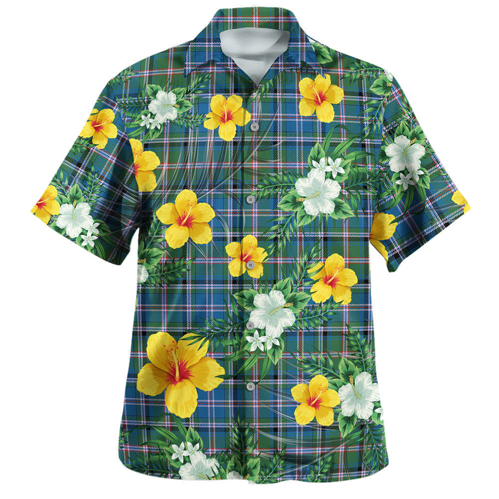 Couper (Coupar) Ancient Clan Badge Tartan Hawaiian Shirt Summer Vibes Style