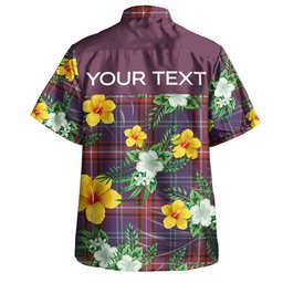 Glenn Weathered Clan Badge Tartan Hawaiian Shirt Summer Vibes Style