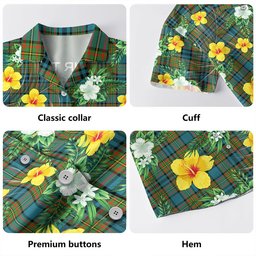 Gillies Ancient Clan Badge Tartan Hawaiian Shirt Summer Vibes Style