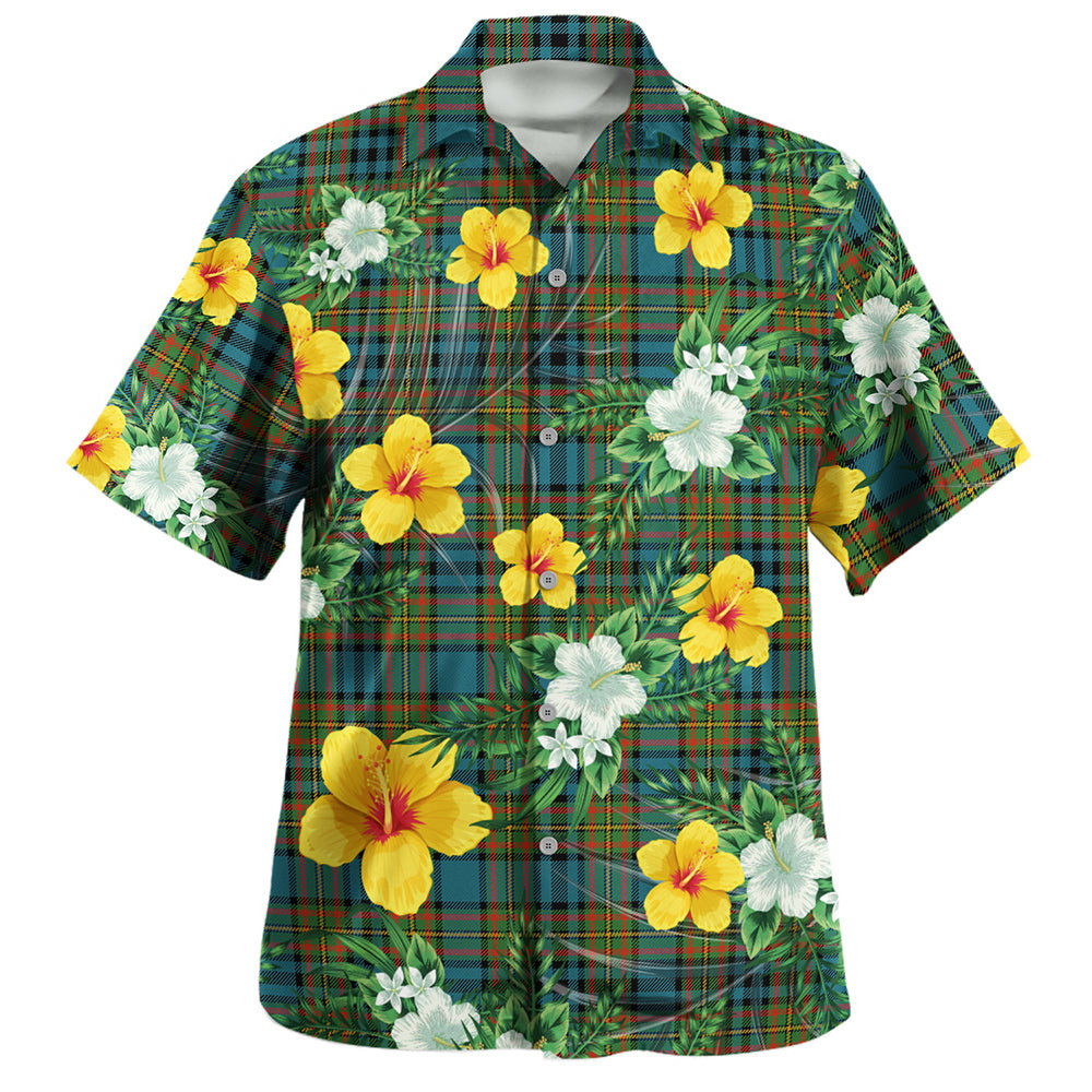 Gillies Ancient Clan Badge Tartan Hawaiian Shirt Summer Vibes Style