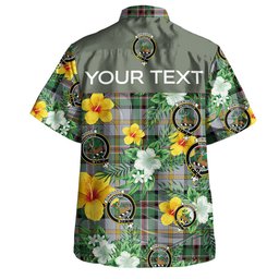 Dinwoodie Modern Clan Badge Tartan Hawaiian Shirt Summer Vibes Style