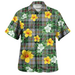 Dinwoodie Modern Clan Badge Tartan Hawaiian Shirt Summer Vibes Style