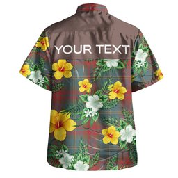 Harvey Weathered Clan Badge Tartan Hawaiian Shirt Summer Vibes Style