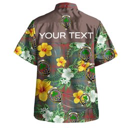 Harvey Weathered Clan Badge Tartan Hawaiian Shirt Summer Vibes Style