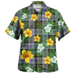 Firth of Tay (Gillies Dress) Modern Clan Badge Tartan Hawaiian Shirt Summer Vibes Style