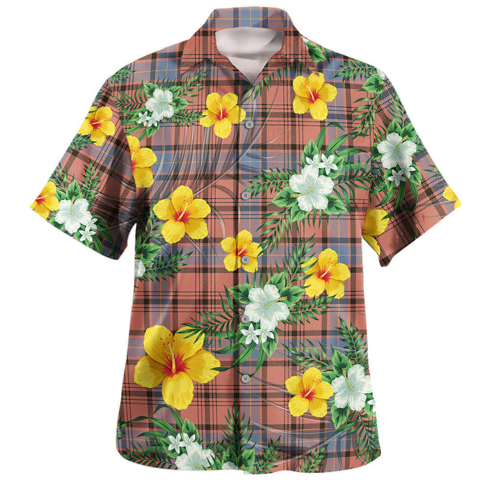 Haney Dress Weathered Clan Badge Tartan Hawaiian Shirt Summer Vibes Style
