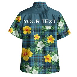 Leith District Modern Clan Badge Tartan Hawaiian Shirt Summer Vibes Style