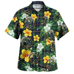 MacAinsh Modern Clan Badge Tartan Hawaiian Shirt Summer Vibes Style