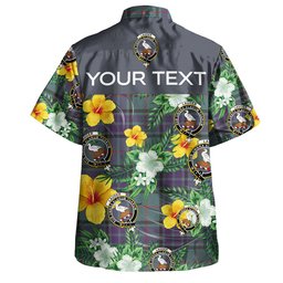 Lauder Weathered Clan Badge Tartan Hawaiian Shirt Summer Vibes Style