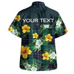 Hunter (Michael) Modern Clan Badge Tartan Hawaiian Shirt Summer Vibes Style