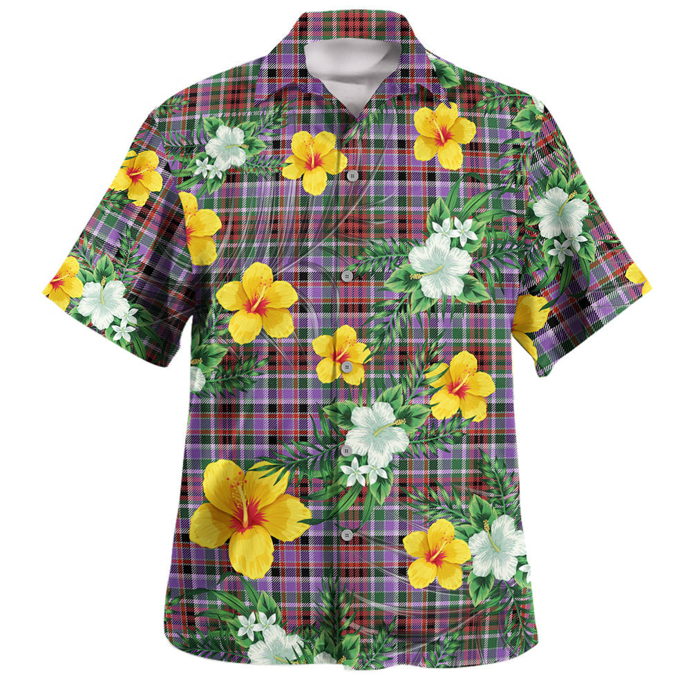 Huntly Ancient Clan Badge Tartan Hawaiian Shirt Summer Vibes Style