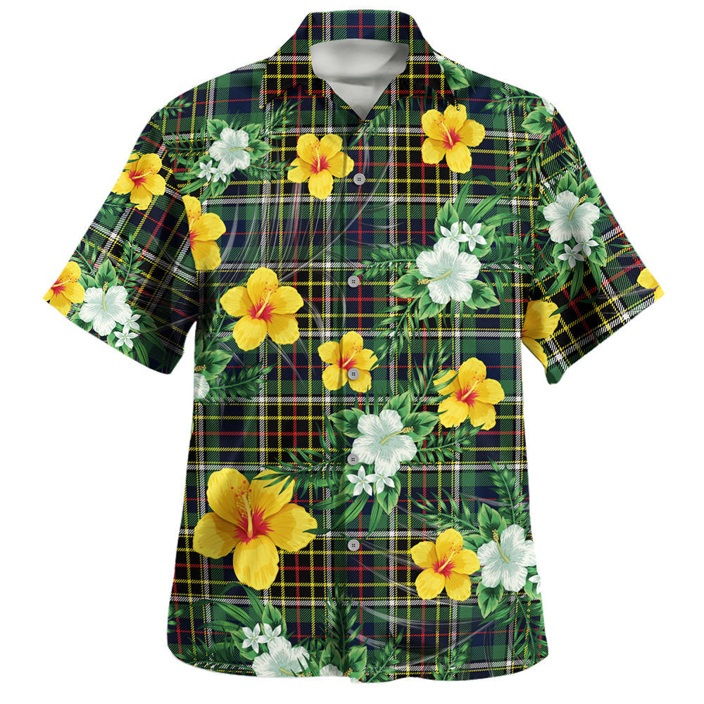 Hislop #2 Modern Clan Badge Tartan Hawaiian Shirt Summer Vibes Style