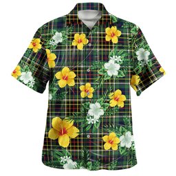 Hislop #2 Modern Clan Badge Tartan Hawaiian Shirt Summer Vibes Style
