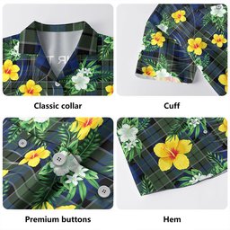 Lennie Modern Clan Badge Tartan Hawaiian Shirt Summer Vibes Style