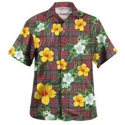 Leighton Weathered Clan Badge Tartan Hawaiian Shirt Summer Vibes Style