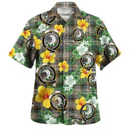 Kidd Weathered Clan Badge Tartan Hawaiian Shirt Summer Vibes Style