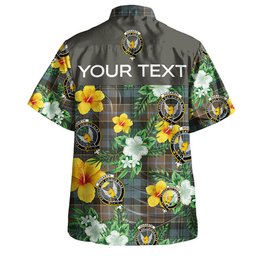 Hogarth Weathered Clan Badge Tartan Hawaiian Shirt Summer Vibes Style