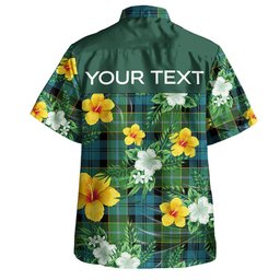 Hogarth Ancient Clan Badge Tartan Hawaiian Shirt Summer Vibes Style