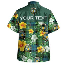 Hogarth Ancient Clan Badge Tartan Hawaiian Shirt Summer Vibes Style