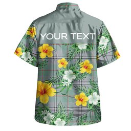 Irvine of Glentulchan Ancient Clan Badge Tartan Hawaiian Shirt Summer Vibes Style