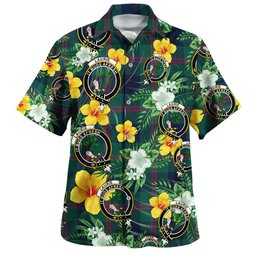 Laurie Modern Clan Badge Tartan Hawaiian Shirt Summer Vibes Style