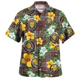 Little of Morton Rigg Weathered Clan Badge Tartan Hawaiian Shirt Summer Vibes Style