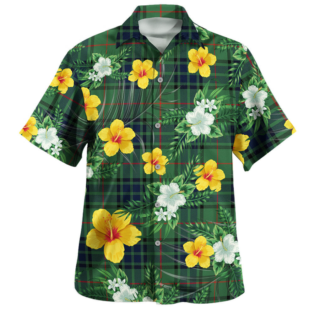 Lauder Modern Clan Badge Tartan Hawaiian Shirt Summer Vibes Style