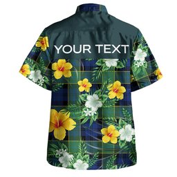 Hogarth Modern Clan Badge Tartan Hawaiian Shirt Summer Vibes Style