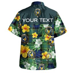 Hogarth Modern Clan Badge Tartan Hawaiian Shirt Summer Vibes Style