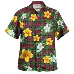 Leighton Modern Clan Badge Tartan Hawaiian Shirt Summer Vibes Style