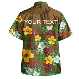 Hutcheson Ancient Clan Badge Tartan Hawaiian Shirt Summer Vibes Style