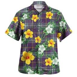 Jackson Weathered Clan Badge Tartan Hawaiian Shirt Summer Vibes Style