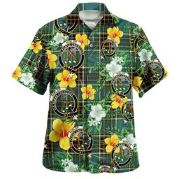 Hislop #2 Ancient Clan Badge Tartan Hawaiian Shirt Summer Vibes Style