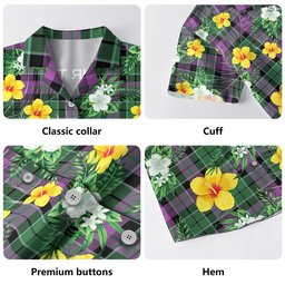 Lennie Ancient Clan Badge Tartan Hawaiian Shirt Summer Vibes Style