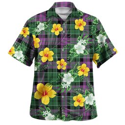 Lennie Ancient Clan Badge Tartan Hawaiian Shirt Summer Vibes Style
