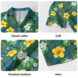 Lauder Ancient Clan Badge Tartan Hawaiian Shirt Summer Vibes Style