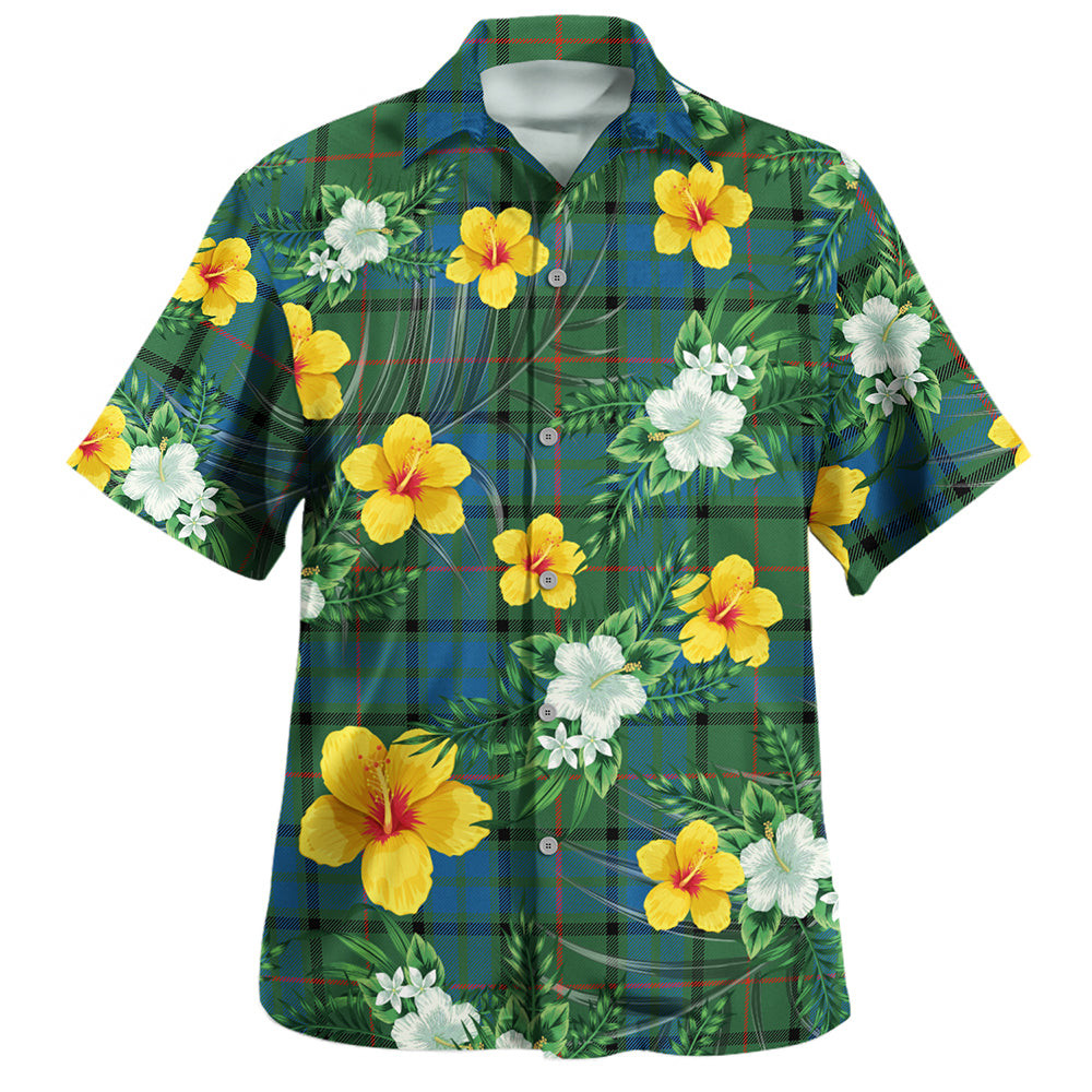 Lauder Ancient Clan Badge Tartan Hawaiian Shirt Summer Vibes Style