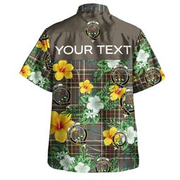 Hislop #2 Weathered Clan Badge Tartan Hawaiian Shirt Summer Vibes Style
