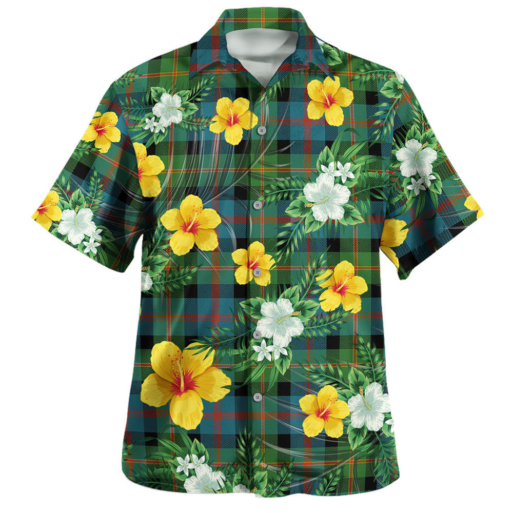 MacDonald of Borrodale (Donald Borrodale Historic) Ancient Clan Badge Tartan Hawaiian Shirt Summer Vibes Style