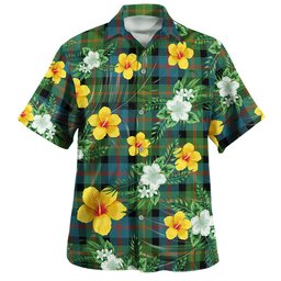 MacDonald of Borrodale (Donald Borrodale Historic) Ancient Clan Badge Tartan Hawaiian Shirt Summer Vibes Style