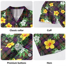 MacBrayne Clan Badge Tartan Hawaiian Shirt Summer Vibes Style