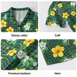 MacBride Ancient Clan Badge Tartan Hawaiian Shirt Summer Vibes Style
