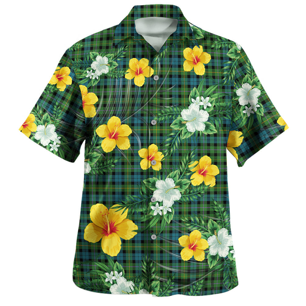 MacBride Ancient Clan Badge Tartan Hawaiian Shirt Summer Vibes Style