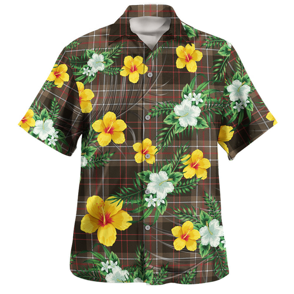 MacDiarmid Weathered Clan Badge Tartan Hawaiian Shirt Summer Vibes Style
