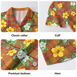 MacBrair Modern Clan Badge Tartan Hawaiian Shirt Summer Vibes Style